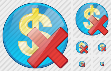 Company Business Delete Icon Company Business Delete Icon