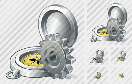 Icône Compass Settings