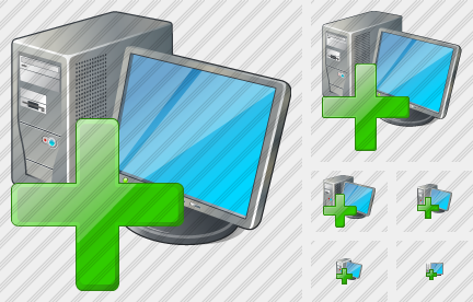 Computer Add Icon Computer Add Icon