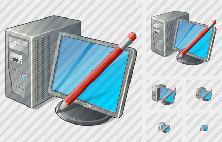 Computer Edit Icon Computer Edit Icon