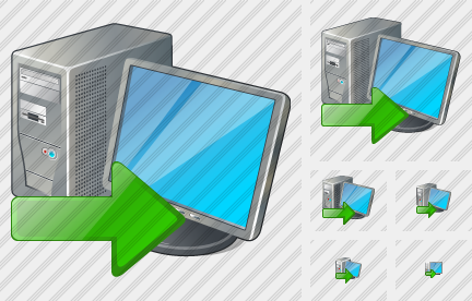 Computer Export Icon