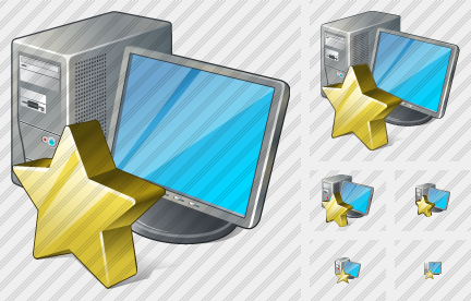 Computer Favorite Icon Computer Favorite Icon