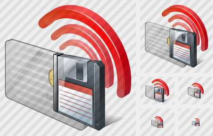 Contactless Chip Card Save Symbol