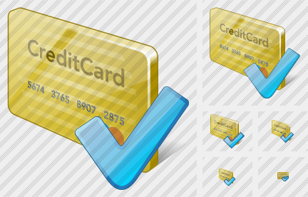 Credit Card Ok Symbol