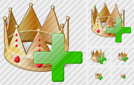 Icône Crown Add