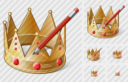 Icône Crown Edit