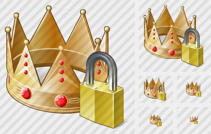 Icône Crown Locked