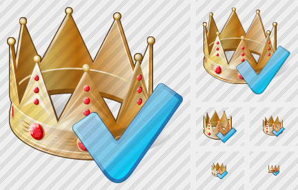 Icône Crown Ok