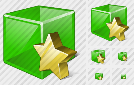 Cube Favorite Icon Cube Favorite Icon