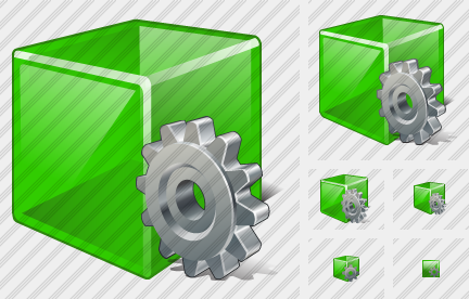 Cube Settings Icon Cube Settings Icon
