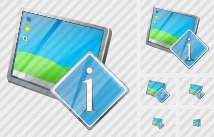 Desktop Info Symbol Desktop Info Symbol
