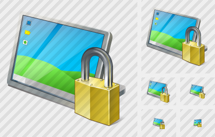 Desktop Locked Symbol