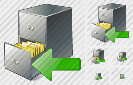 Icône Document Box Import