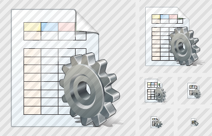 Document Table Settings Symbol Document Table Settings Symbol