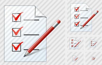 Document Task Edit Icon Document Task Edit Icon