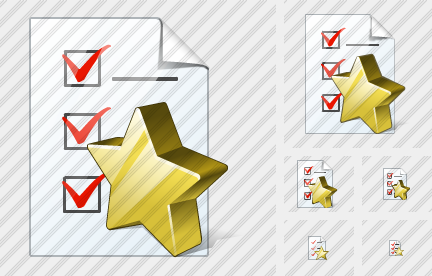 Icono Document Task Favorite