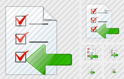 Document Task Import Icon Document Task Import Icon