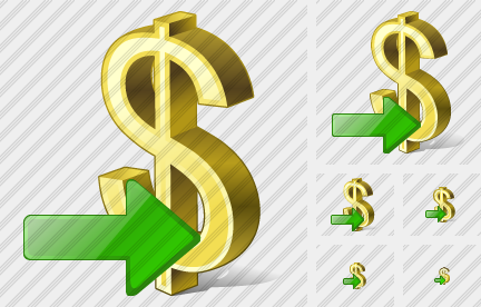Icono Dollar Export Icono Dollar Export