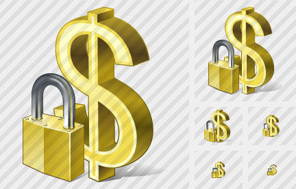 Icono Dollar Locked Icono Dollar Locked