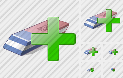Eraser Add Icon Eraser Add Icon
