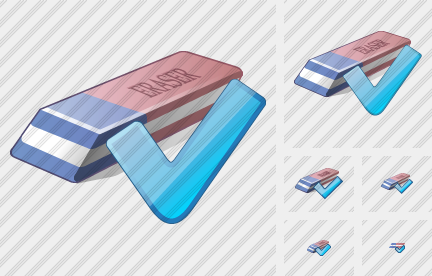 Eraser Ok Icon Eraser Ok Icon