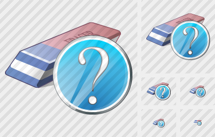 Eraser Question Icon Eraser Question Icon