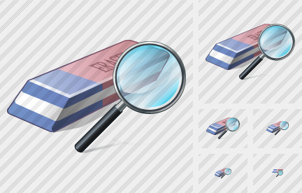 Eraser Search 2 Icon