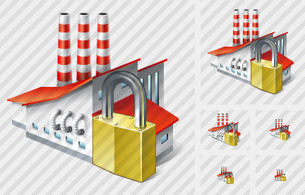 Factory Locked Symbol Factory Locked Symbol