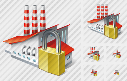 Иконка Завод Заблокировать