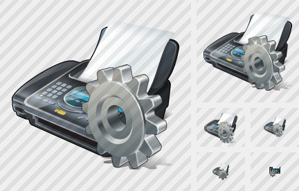 Icône Fax Settings