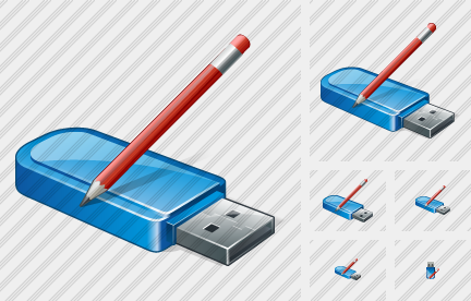 Icono Flash Drive Edit