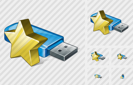 Flash Drive Favorite Symbol