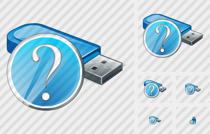 Flash Drive Question Symbol