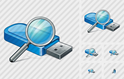 Icono Flash Drive Search