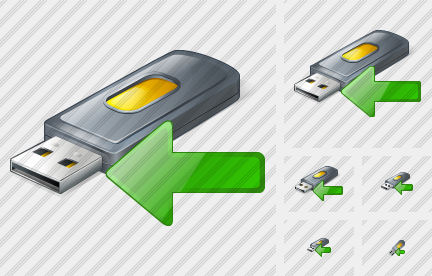 Icona Unità Flash 2 Importa Icona Unità Flash 2 Importa