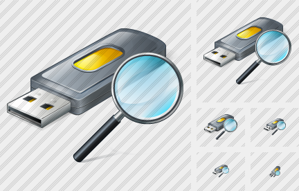 Flash Drive2 Search 2 Icon