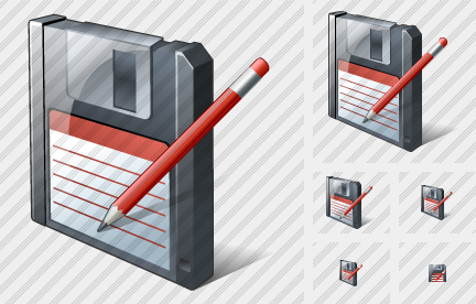 Icono Floppy Disk Edit