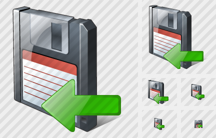 Icono Floppy Disk Import