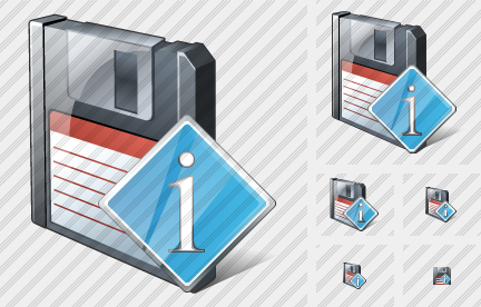 Floppy Disk Info Icon