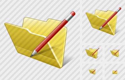 Folder Edit Icon Folder Edit Icon