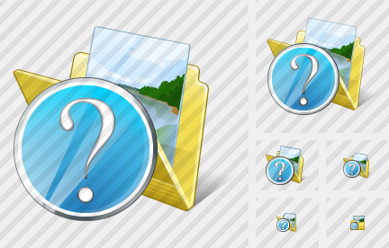Folder My Pictures Question Symbol