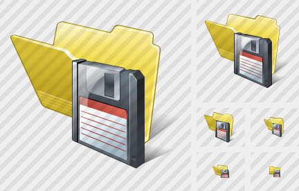 Folder Save Icon