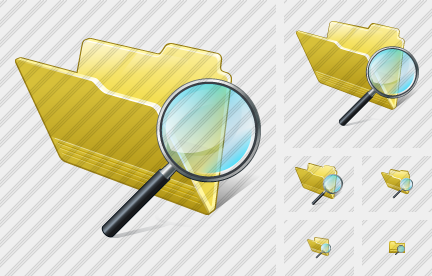 Folder Search 2 Icon Folder Search 2 Icon