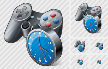 Icône Gamepad Clock