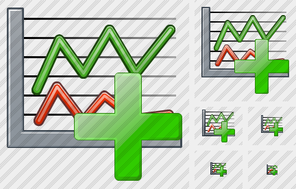 Icône Graph Add