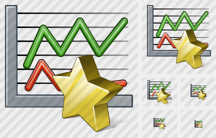 Icône Graph Favorite