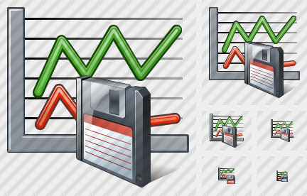 Icône Graph Save