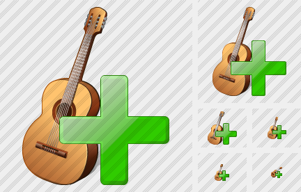 Guitar Add Icon Guitar Add Icon