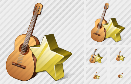 Guitar Favorite Icon