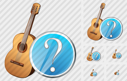 Guitar Question Icon Guitar Question Icon